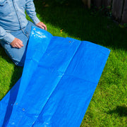 Blue S-Grade Tarpaulin 6m x 8m - Hardware > Hardware Accessories > Tarps Tarpaulins