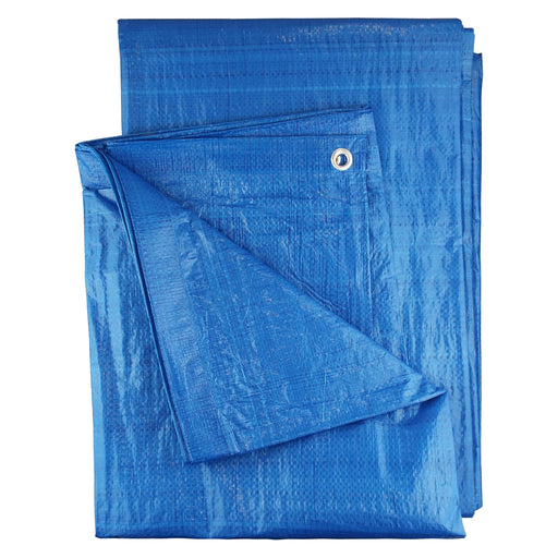 Blue S-Grade Tarpaulin 4m x 8m - Hardware > Hardware Accessories > Tarps Tarpaulins