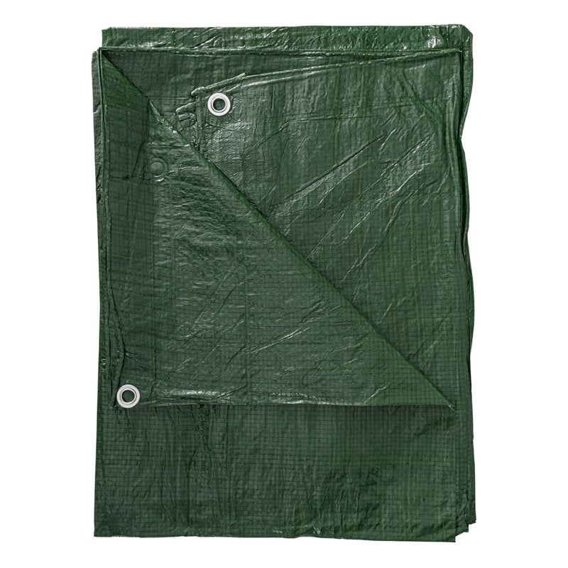 Green S-Grade Tarpaulin 5m x 5m - Hardware > Hardware Accessories > Tarps Tarpaulins