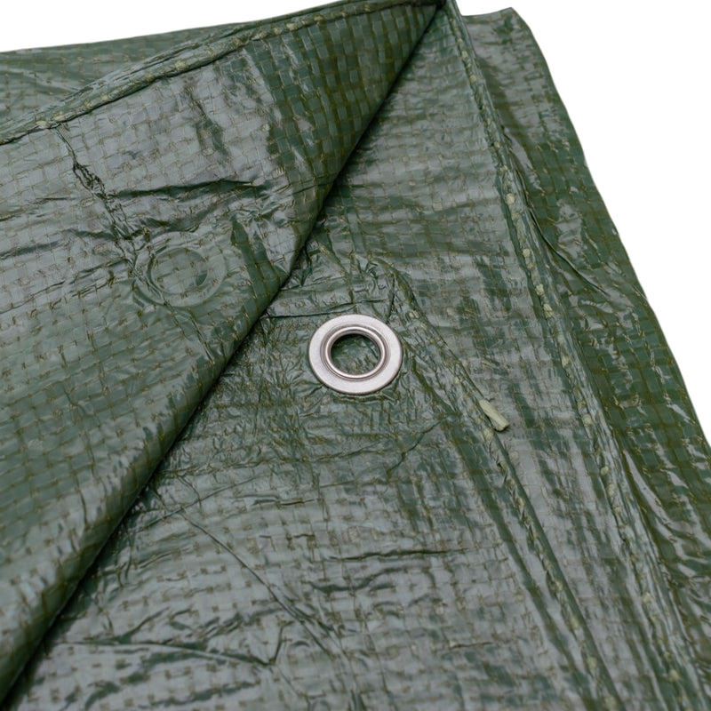 Green S-Grade Tarpaulin 4m x 4m - Hardware > Hardware Accessories > Tarps Tarpaulins