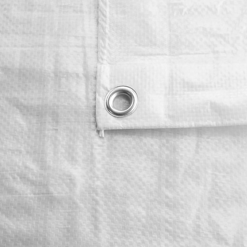 White M-Grade Tarpaulin 3m x 5m - Hardware > Hardware Accessories > Tarps Tarpaulins