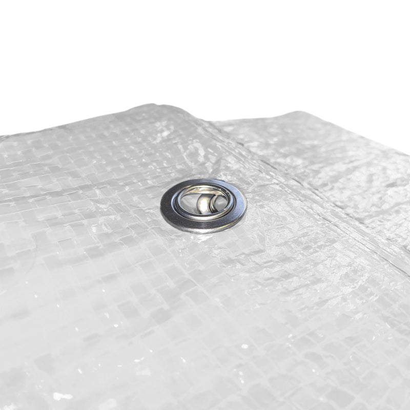 White M-Grade Tarpaulin 6m x 8m - Hardware > Hardware Accessories > Tarps Tarpaulins