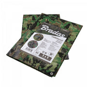 Camouflage M-Grade Tarpaulin 3m x 5m BRADAS - Home & Garden > Lawn & Garden Tarpaulins