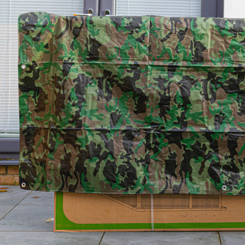 Camouflage M-Grade Tarpaulin 1.5m x 5m BRADAS - Hardware > Hardware Accessories > Tarps Tarpaulins