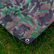 Camouflage M-Grade Tarpaulin 4m x 6m BRADAS - Home & Garden > Lawn & Garden Tarpaulins