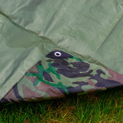 Camouflage M-Grade Tarpaulin 5m x 8m BRADAS - Home & Garden > Lawn & Garden Tarpaulins