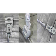 Tarp Clip Gray Slide Type Pack of 10 - Hardware > Hardware Accessories > Tarps Tarpaulins