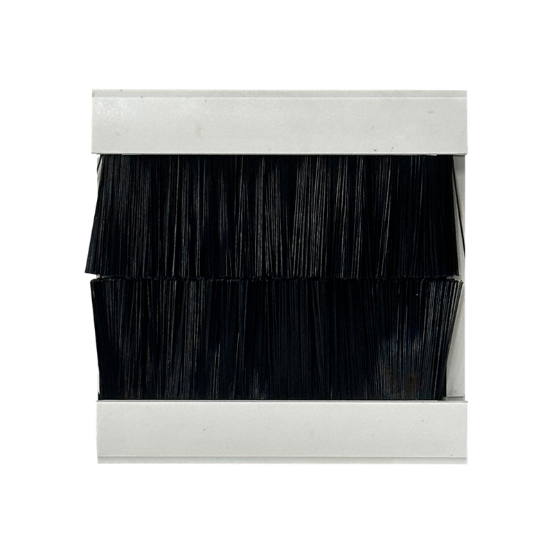 Caradok 50 X 50 Brush Plate White Surround Black Brushes -