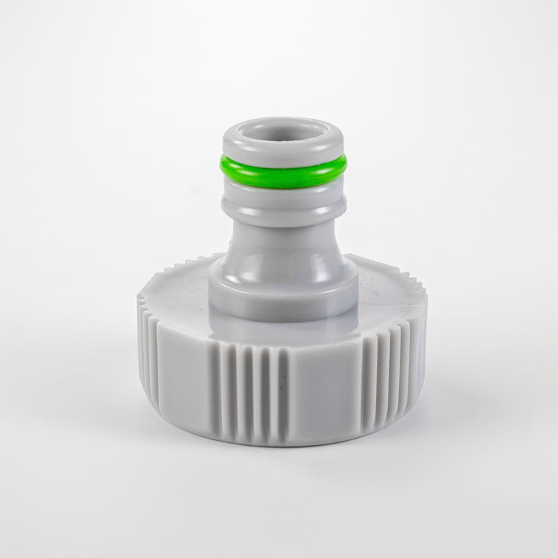 Female Tap Connector 1" or 3/4" BSP Female, Green/Gray - Home & Garden > Lawn & Garden > Watering & Irrigation > Garden Hose Fittings & Valves > Garden Hose Fittings Garden watering
