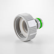 Female Tap Connector 1" or 3/4" BSP Female, Green/Gray - Home & Garden > Lawn & Garden > Watering & Irrigation > Garden Hose Fittings & Valves > Garden Hose Fittings Garden watering