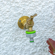 Female Tap Connector 1" or 3/4" BSP Female, Green/Gray - Home & Garden > Lawn & Garden > Watering & Irrigation > Garden Hose Fittings & Valves > Garden Hose Fittings Garden watering