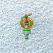 Female Tap Connector 1" or 3/4" BSP Female, Green/Gray - Home & Garden > Lawn & Garden > Watering & Irrigation > Garden Hose Fittings & Valves > Garden Hose Fittings Garden watering