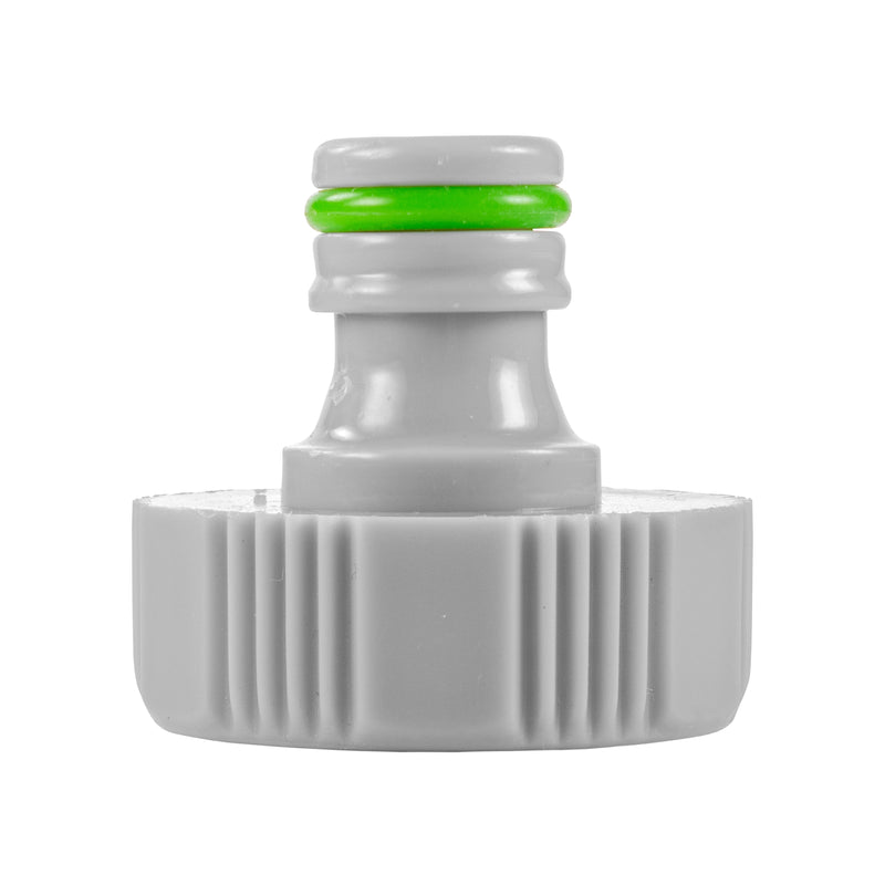 Female Tap Connector 1" or 3/4" BSP Female, Green/Gray - Home & Garden > Lawn & Garden > Watering & Irrigation > Garden Hose Fittings & Valves > Garden Hose Fittings Garden watering