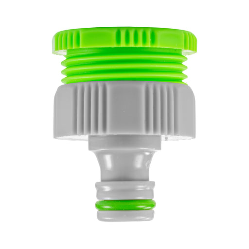 Female Tap Connector 1" or 3/4" BSP Female, Green/Gray - Home & Garden > Lawn & Garden > Watering & Irrigation > Garden Hose Fittings & Valves > Garden Hose Fittings Garden watering