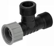 Swivel Tee 1" BSP Male Male Female - Home & Garden > Lawn & Garden