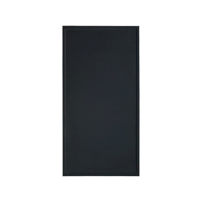Caradok Blank Plate 25x50, Black -