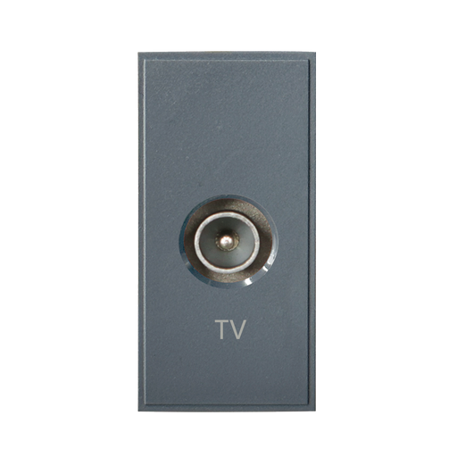 Caradok Screened TV Outlet 25x50, Grey -