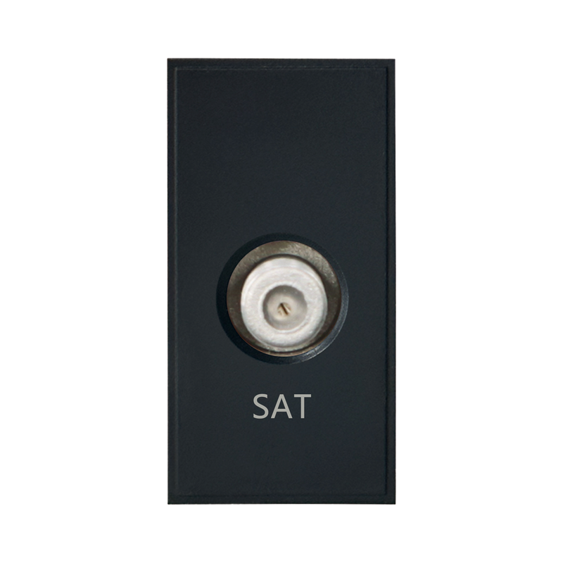 Caradok Satellite Outlet 25x50, Black -