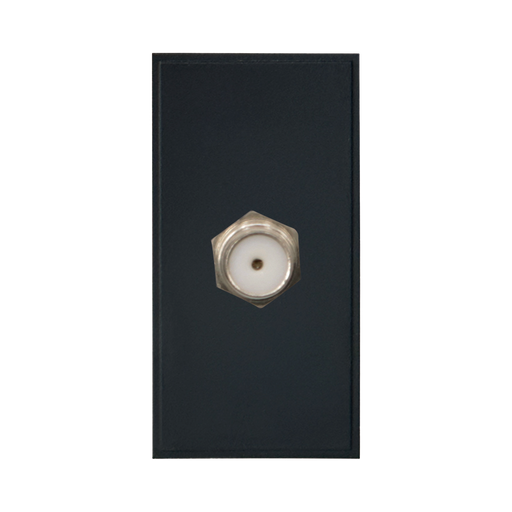 Caradok Satellite Outlet F to F Connector 25x50, Black -