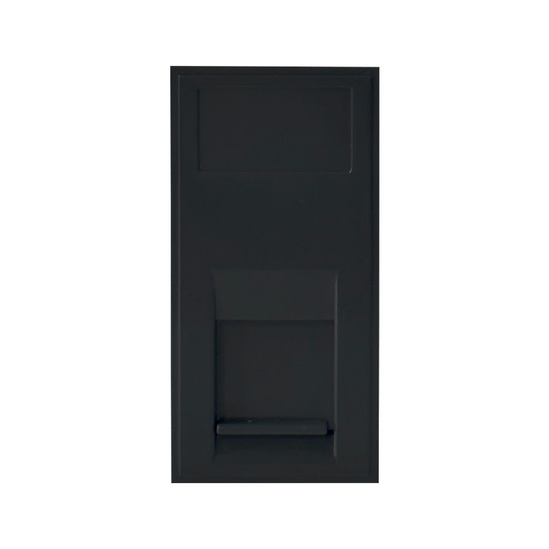 Caradok RJ45 Cat5/6 25x50, Black -