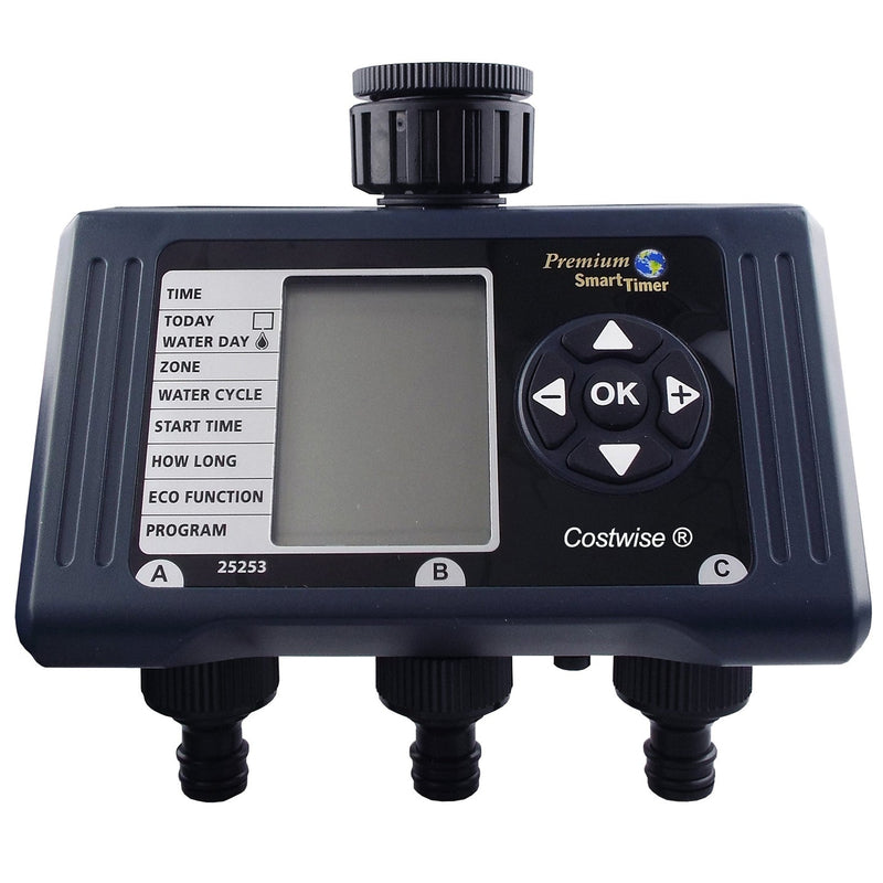 Cost Wise 3-Way Outlet Water Timer - Home & Garden > Lawn & Garden > Watering & Irrigation > Sprinkler Accessories > Sprinkler Controls Garden watering
