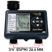 Cost Wise Double Outlet Water Timer - Home & Garden > Lawn & Garden > Watering & Irrigation > Sprinkler Accessories > Sprinkler Controls Garden watering