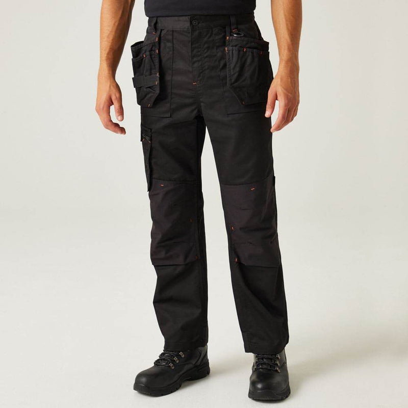 Regatta TRJ387 Incursion Holster Pocket Trousers Grey 40" Waist Long Leg - Apparel & Accessories > Clothing > Pants > Cargo Pants SALE TROUSERS