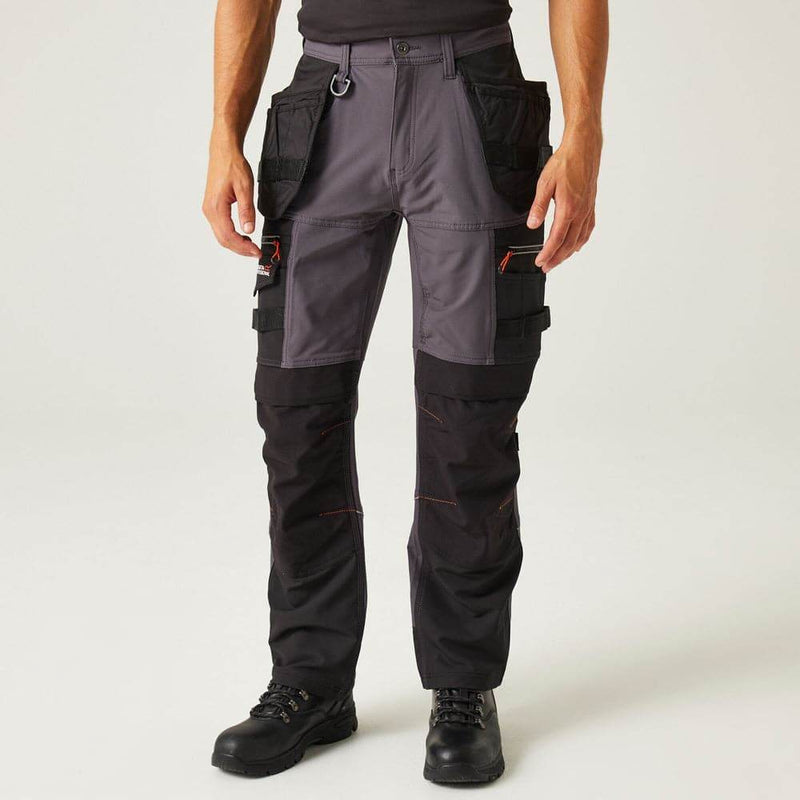 Regatta TRJ393 Tactical Infiltrate Stretch Holster Pocket Trousers - KNEE PAD TROUSERS
