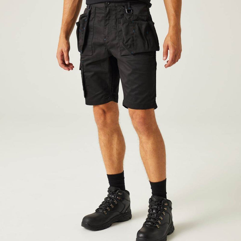 Regatta TRJ394 Tactical Incursion Holster Pocket Cargo Shorts Black, 36" Waist - Apparel & Accessories > Clothing > Shorts > Cargo Shorts SALE SHORTS