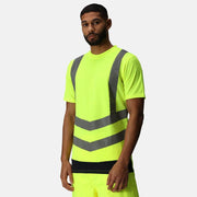 Regatta TRS194 Pro Hi-Vis Short Sleeve T-Shirt Yellow/Navy XL - Apparel & Accessories > Clothing > Activewear > Activewear Tops > T-Shirts SALE HI-VIS T-SHIRTS
