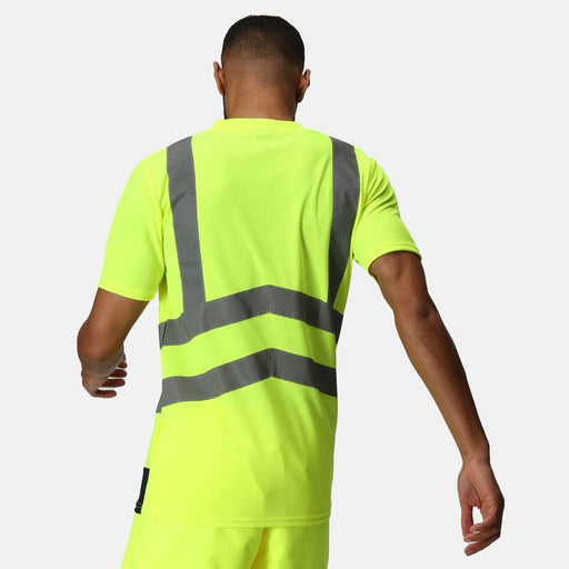 Regatta TRS194 Pro Hi-Vis Short Sleeve T-Shirt Yellow/Navy XL - Apparel & Accessories > Clothing > Activewear > Activewear Tops > T-Shirts SALE HI-VIS T-SHIRTS