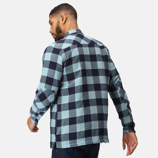 Regatta TRS216 Shelford Padded Check Shirt Jacket Blue Check 2XL - Apparel & Accessories > Clothing > Outerwear > Coats & Jackets SALE SHIRTS