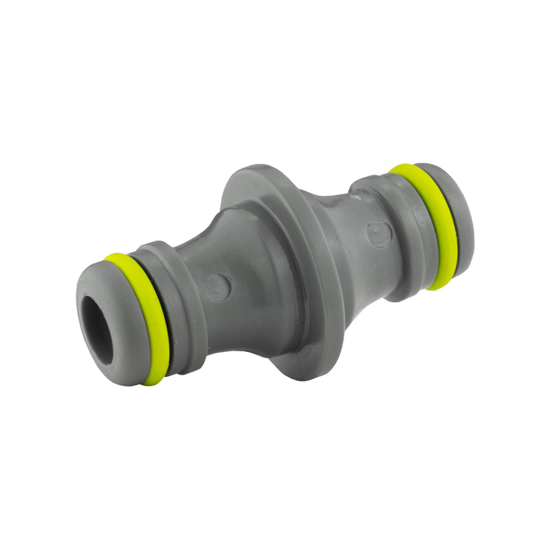 IBC 2” S60X6 Cap with ¾” BSP Threaded Hose Connector and Double Male Lime - Hardware > Plumbing > Plumbing Fittings & Supports > Pipe Connectors