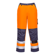 Portwest TX51 Lyon Hi-Vis Contrast Work Trousers - HI-VIS TROUSERS