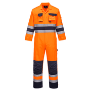 Portwest TX55 Nantes Hi-Vis Contrast Work Coverall - HI-VIS OVERALLS