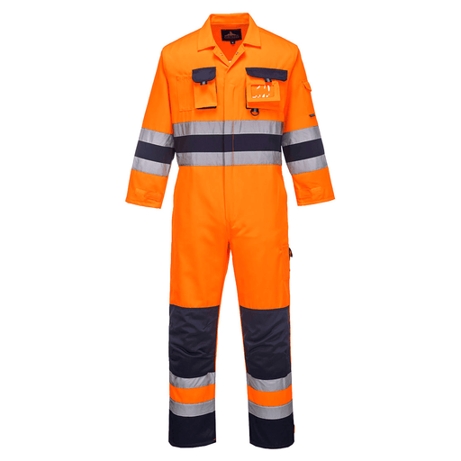 Portwest TX55 Nantes Hi-Vis Contrast Work Coverall - HI-VIS OVERALLS