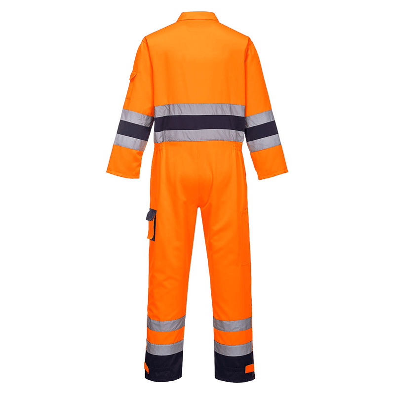 Portwest TX55 Nantes Hi-Vis Contrast Work Coverall - HI-VIS OVERALLS