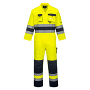Portwest TX55 Nantes Hi-Vis Contrast Work Coverall - HI-VIS OVERALLS