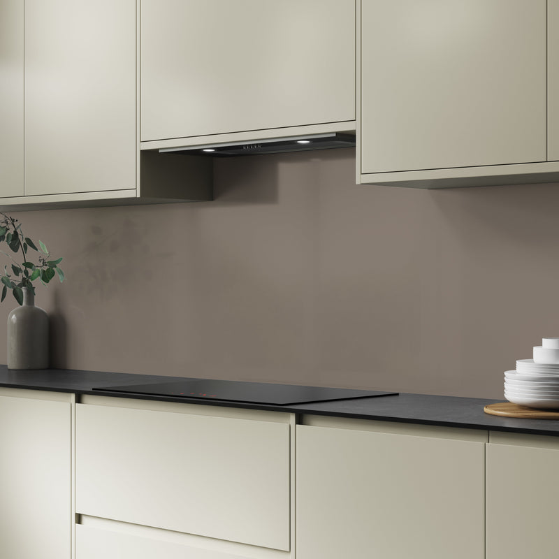 Bushboard Alloy Terra Grey Aluminium Feature Kitchen Splashback