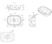 Thalia 460x320mm Resin Washbowl -