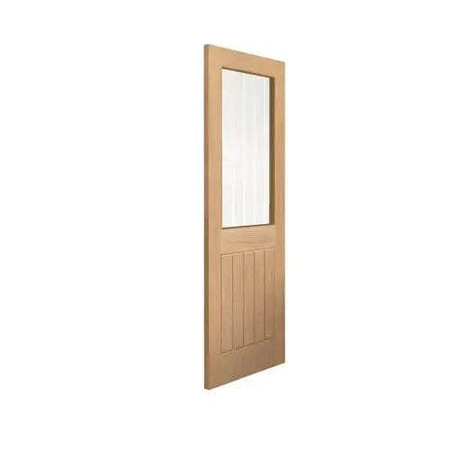 Cottage Thames Oak 1/2 Light Glazed Internal Door - All Sizes -