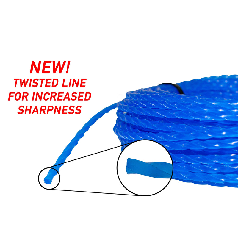Strimmer Line Blue Twist 3.0mm x 15m - Home & Garden > Lawn & Garden > Outdoor Power Equipment Accessories > Weed Trimmer Accessories > Weed Trimmer Blades & Spools > Weed Trimmer Spools Garden tools & Accesories