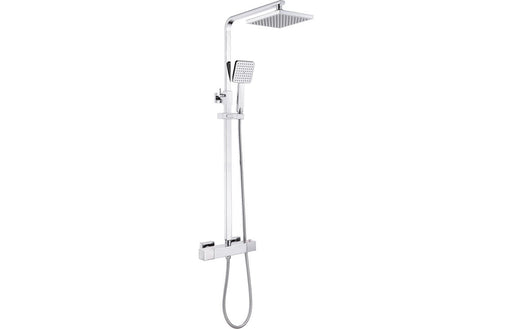 Tibia Cool-Touch Thermostatic Mixer Shower w/Riser & Overhead Kit -