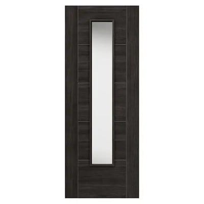 Tigris Cinza Laminate Glazed Internal Door - All Sizes -