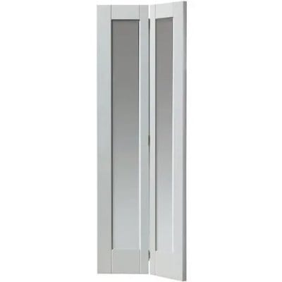 Tobago White Primed Bi Fold Internal Door - 1981mm x 762mm -