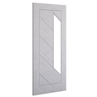 Torino Ash Light Grey Glazed Internal Fire Door FD30 - All Sizes -