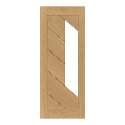 Torino Oak Prefinished Glazed Internal Fire Door FD30 - All Sizes -