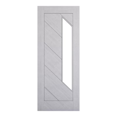 Torino Ash Light Grey Glazed Internal Fire Door FD30 - All Sizes -