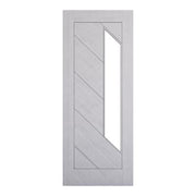Torino Ash Light Grey Glazed Internal Door - All Sizes -
