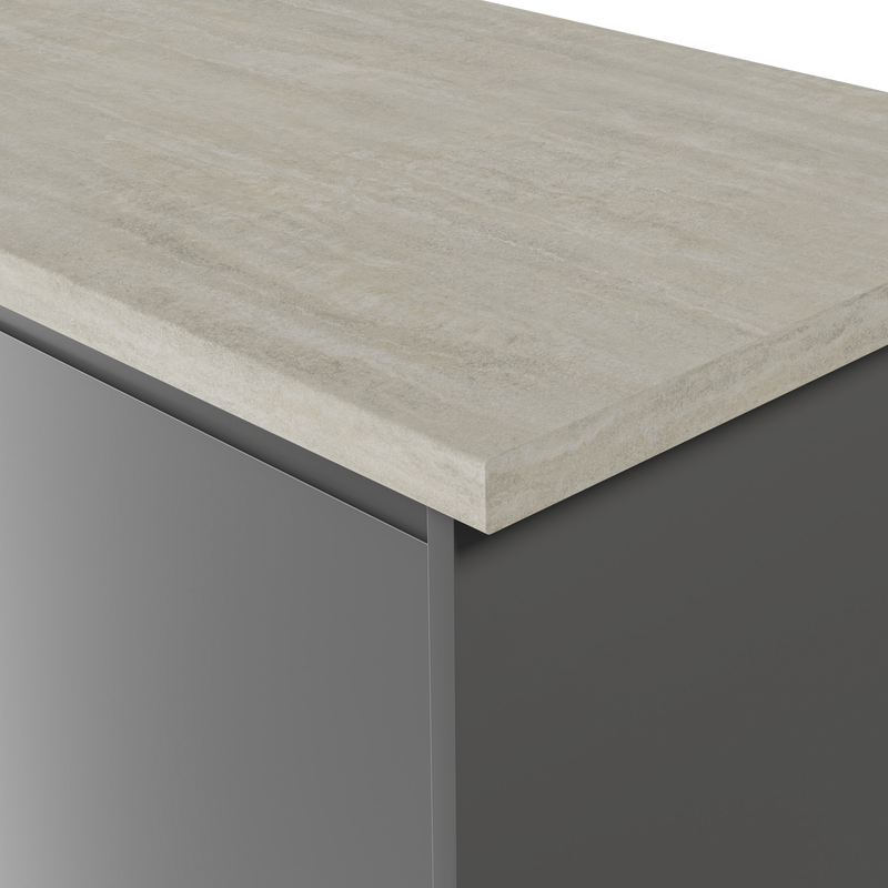 Formica Originals PP5812 Tumbled Travertine Laminate Kitchen Worktop - Ardesia Finish - Hardware > Building Materials > Countertops